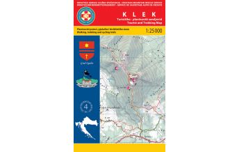 Hiking Maps Croatia HGSS-Wanderkarte Klek 1:25.000 HGSS