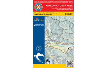 Wanderkarten Kroatien HGSS-Wanderkarte 22, Karlovac, Duga Resa 1:25.000 HGSS