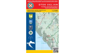 Hiking Maps Croatia HGSS-Wanderkarte Otok/Insel Ugljan 1:25.000 HGSS