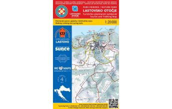 Hiking Maps Croatia HGSS-Wanderkarte Lastovo 1:20.000 HGSS