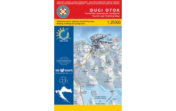 Hiking Maps Croatia HGSS Wanderkarte Dugi Otok 1:25.000 HGSS