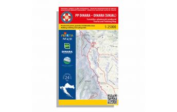 Hiking Maps Croatia HGSS-Wanderkarte PP Dinara 1:25.000 HGSS