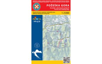 Hiking Maps Croatia HGSS WK Kroatien - Pozeska Gora 1:250.000 HGSS
