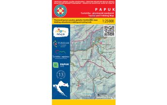 Hiking Maps Croatia HGSS-Wanderkarte Papuk 1:25.000 HGSS