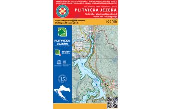 Wanderkarten Kroatien HGSS-Wanderkarte Plitvička jezera 1:25.000 HGSS