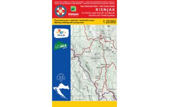 Hiking Maps Croatia HGSS-Wanderkarte Nationalpark Risnjak 1:25.000 HGSS