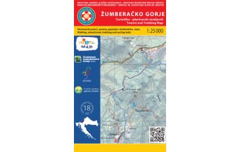 Hiking Maps Croatia HGSS-Wanderkarte Žumberačko Gorje 1:25.000 HGSS