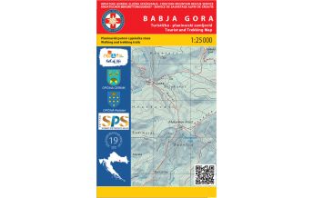 Hiking Maps Croatia Babja gora 1:25.000 HGSS