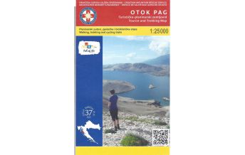 Hiking Maps Croatia HGSS-Wanderkarte Otok/Insel Pag 1:25.000 HGSS