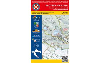 Hiking Maps Croatia HGSS-Wanderkarte Imotska krajina 1:25.000 HGSS