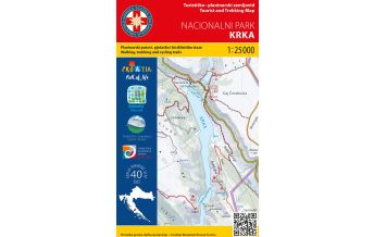 Hiking Maps Croatia HGSS-Wanderkarte NP Krka 1:25.000 HGSS