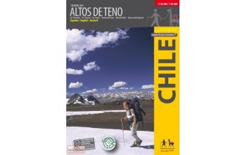 Wanderkarten Südamerika Viachile Trekking Map Chile - Altos de Teno 1:150.000/1:50.000 Viachile Editores
