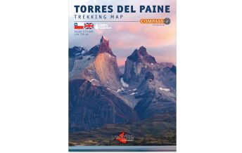 Wanderkarten Südamerika Compass Chile Trekking Map Torres del Paine 1:75.000 Compass Chile