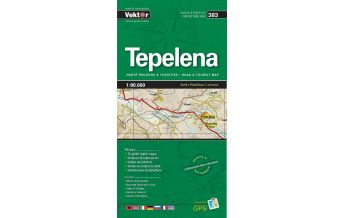 Road Maps Albania Vektor Prefecture Map 383 - Tepelena 1:90.000 Vektor Editions