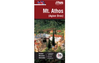 Road Maps Orama Info Map Griechenland - Mt. Athos 1:120.000 Orama Editions