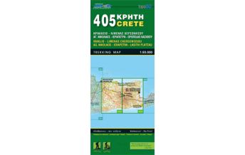 Hiking Maps Crete Road Editions Map Kreta 405, Ágios Nikólaos 1:50.000 Road Editions