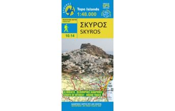 Hiking Maps Aegean Islands Anavasi Topo Islands 10.14, Skýros/Skiros 1:40.000 Anavasi