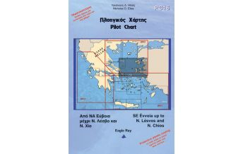 Nautical Charts Greece Eagle Ray Pilot Chart 16 - SE Evvoia to Chios - Mytilini 1:297.000 Eagle Ray Publications