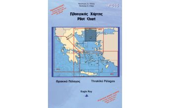 Seekarten Griechenland Eagle Ray Pilot Chart 15 - Thrakiko Pelagos 1:242.000 Eagle Ray Publications