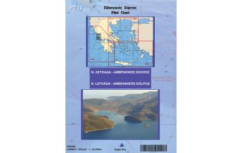 Nautical Charts Greece Eagle Ray Pilot Chart 18 - Lefkada - Amvrakikos Gulf 1:93.000 Eagle Ray Publications