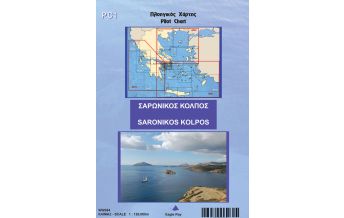 Nautical Charts Greece Eagle Ray Pilot Chart 1 - Saronic Gulf 1:120.000 Eagle Ray Publications