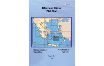 Nautical Charts Greece Eagle Ray Pilot Chart 5 - Southeast Cyclades 1:169.000 Eagle Ray Publications