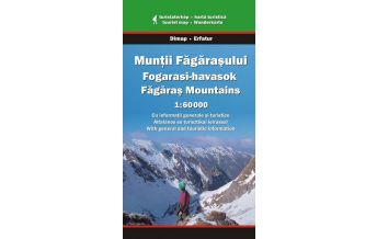 Hiking Maps Romania Muntii Făgărașului 1:60.000 DIMAP & ERMAP & Szarvas & F&B