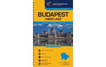 City Maps Budapest 1:20.000 Cartographia Magyarország