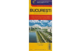 City Maps Cartographia City Map Bukarest 1:26.000 Cartographia Magyarország