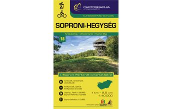 Hiking Maps Burgenland Cartographia-Wanderkarte 18, Soproni-Hegység/Ödenburger Gebirge 1:40.000 Cartographia Magyarország