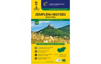 Hiking Maps Hungary Cartographia Wanderkarte 22, Zempléni-Hegység Északi Rész/Nord 1:40.000 Cartographia Magyarország