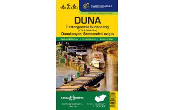 Hiking Maps Hungary Cartographia & Szarvas-Wanderkarte Duna/Donau 1:30.000 Szarvas Térképek