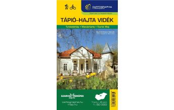 Hiking Maps Hungary Szarvas-Wanderkarte Tápió-Hajta Vidék 1:50.000 Szarvas Térképek