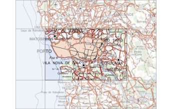 Hiking Maps Portugal Carta Militar de Portugal 122, Porto 1:25.000 CIGeoE