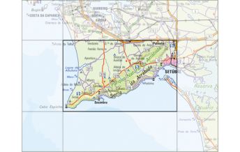 Hiking Maps Portugal Carta Militar de Portugal 38-1, Setúbal 1:50.000 CIGeoE