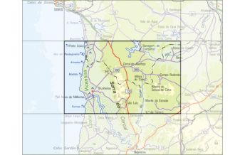 Hiking Maps Portugal Carta Militar de Portugal 45-4, Cercal do Alentejo 1:50.000 CIGeoE