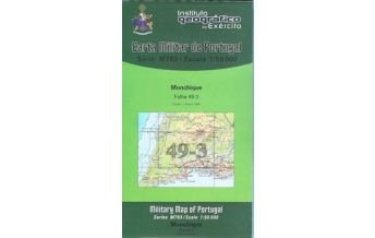 Hiking Maps Portugal Carta Militar de Portugal 49-3, Monchique (Algarve) 1:50.000 CIGeoE