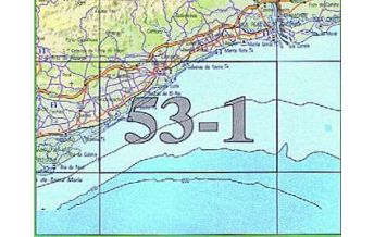 Hiking Maps Portugal Carta Militar de Portugal 53-1, Tavira (Algarve) 1:50.000 CIGeoE