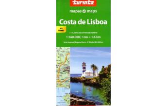 Straßenkarten Portugal Turinta Portugal Regional Map 4 - Lisbon Coast 1:160.000 Turinta