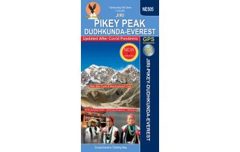 Hiking Maps Himalaya Nepa Trekking 500 Map NE505, Jiri - Pikey Peak, Dudhkunda-Everest 1:250.000 Himalayan MapHouse