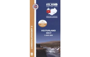 Road Maps Scandinavia Vesturland (West) Mal og menning