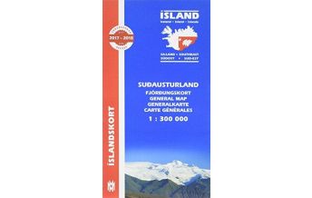 Straßenkarten MM Strassenkarte - Island Südost 1:300.000 Mal og menning