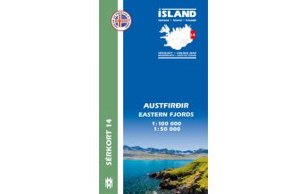 Wanderkarten Island Sérkort 14, Austfirðir/Eastern Fjords 1:100.000/1:50.000 Mal og menning