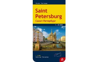 Stadtpläne City Plan - St.Petersburg 1:35.000 1:12.000 Jana Seta