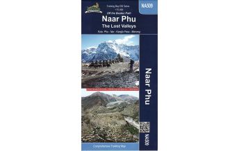 Wanderkarten Himalaya Himalayan Map House Trekking Map Nepal - Naar, Phu: The Lost Valleys 1:60.000 Himalayan MapHouse