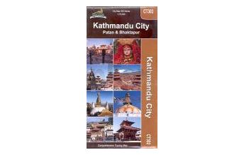City Maps HMH City Map 300 Series CT302 - Kathmandu City: Patan & Bhaktapur 1:15.000 Himalayan MapHouse