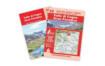 Hiking Maps Italy Escursionista-Karte 10, Valle di Cogne, Gran Paradiso 1:25.000 L'Escursionista