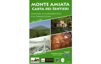 Hiking Maps Apennines CAI-Wanderkarte Monte Amiata 1:25.000 Club Alpino Italiano - B.E.L.C.A. Firenze