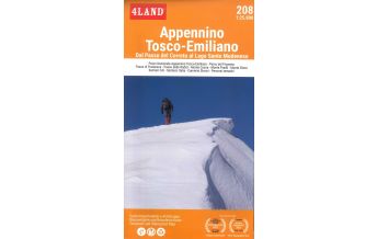 Hiking Maps Apennines Appennino Tosco-Emiliano 1:25.000 4Land