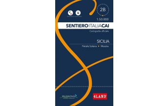 Long Distance Hiking 4Land-Karte SICAI 2b Sicilia/Sizilien 1:50.000 4Land